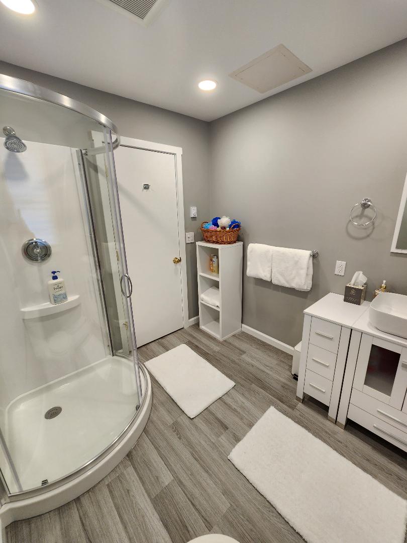 Closet conversion to new bathroom